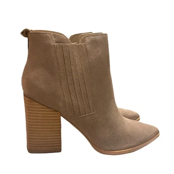 Nine West BEATA Taupe Suede Size 11 - Picture 2 of 5